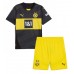 Camisa de time de futebol Borussia Dortmund Donyell Malen #21 Replicas 2º Equipamento Infantil 2024-25 Manga Curta (+ Calças curtas)